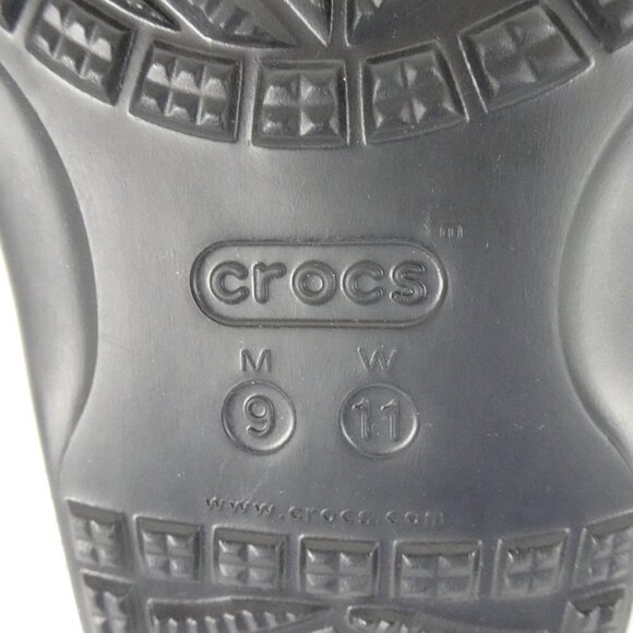 Crocs Solarized Slides Sandals Men's Size 9 Women's 11 Red Blue Colorful - Picture 9 of 10